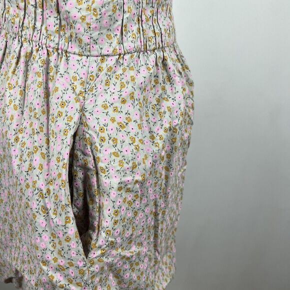 J Crew Summer Dress Size Medium Bubble Sundress Floral Sleeveless Straps Pockets - Picture 5 of 11